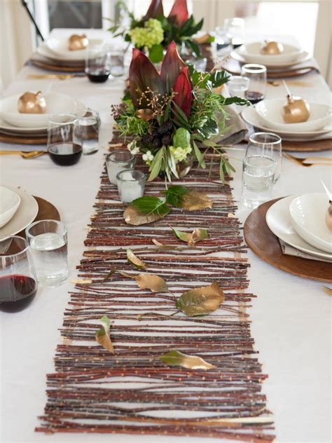 table runners thanksgiving|thanksgiving table settings with runners.